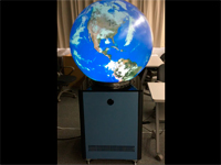 地球儀の投影